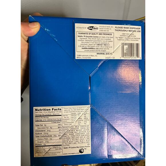 Vintage 2002 M&M’s Wild Thing Roller Coaster Candy Dispenser 2nd Edition Sealed - Picture 14 of 14